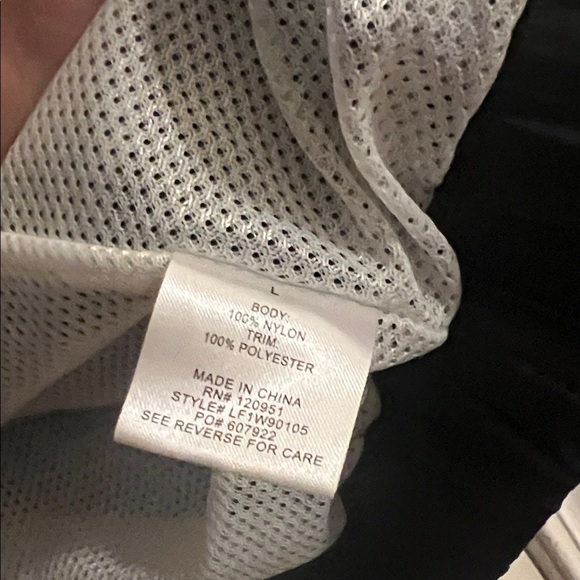 Olive & Oak Black Windbreaker with White Trim - Picture 6 of 6